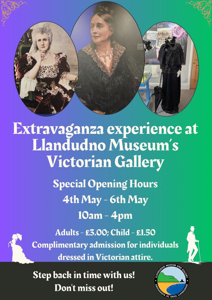 Join us this Extravanganza weekend for a special experience! See how the Victorian holidaymaker enjoyed Llandudno

We're open through the festivities with Extravaganza admission prices too

Turn up dressed as a Victorian and get in free! #NorthWalesSocial #NorthWales
#NWalesHour