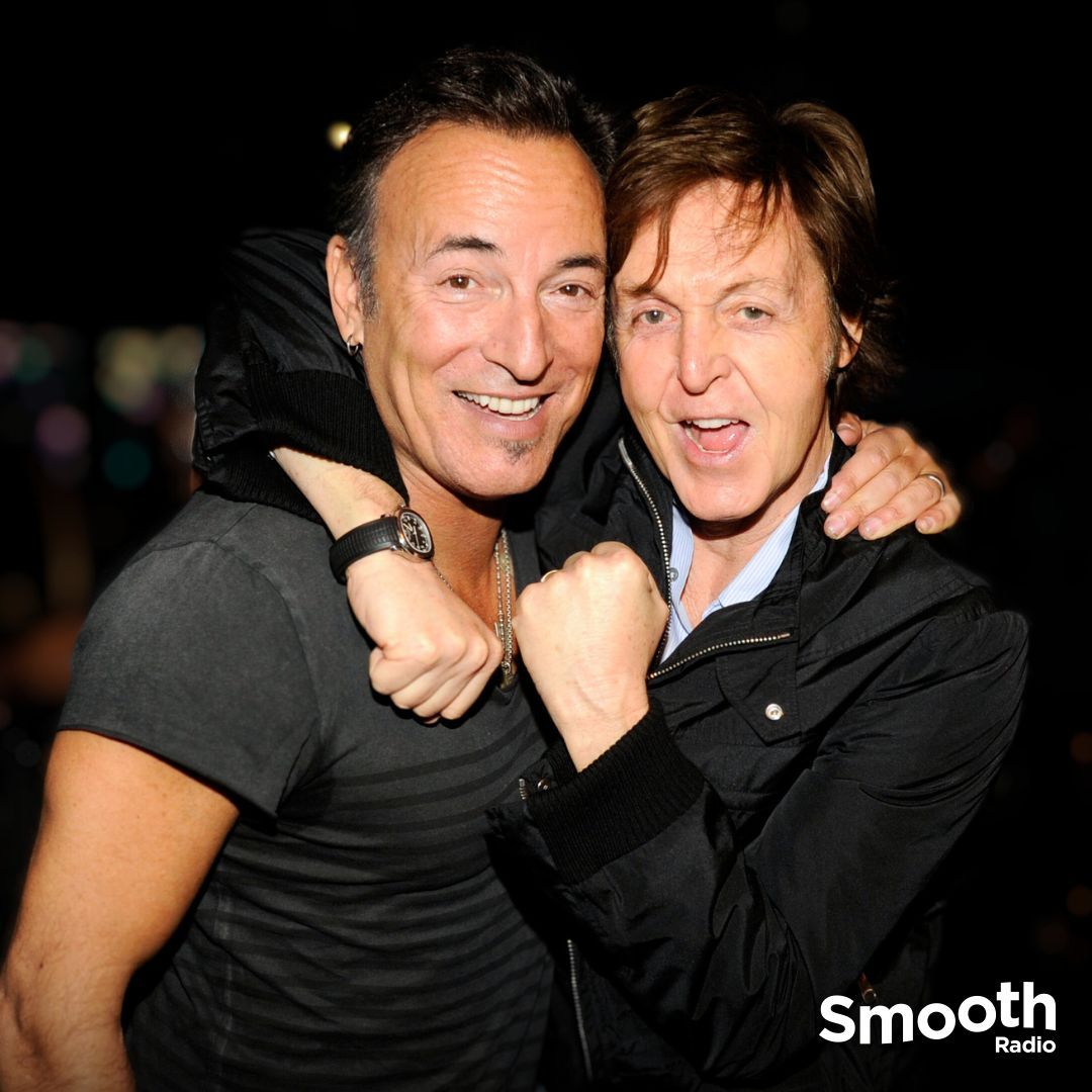 Good pals #BruceSpringsteen and #PaulMcCartney back in 2012 🤗