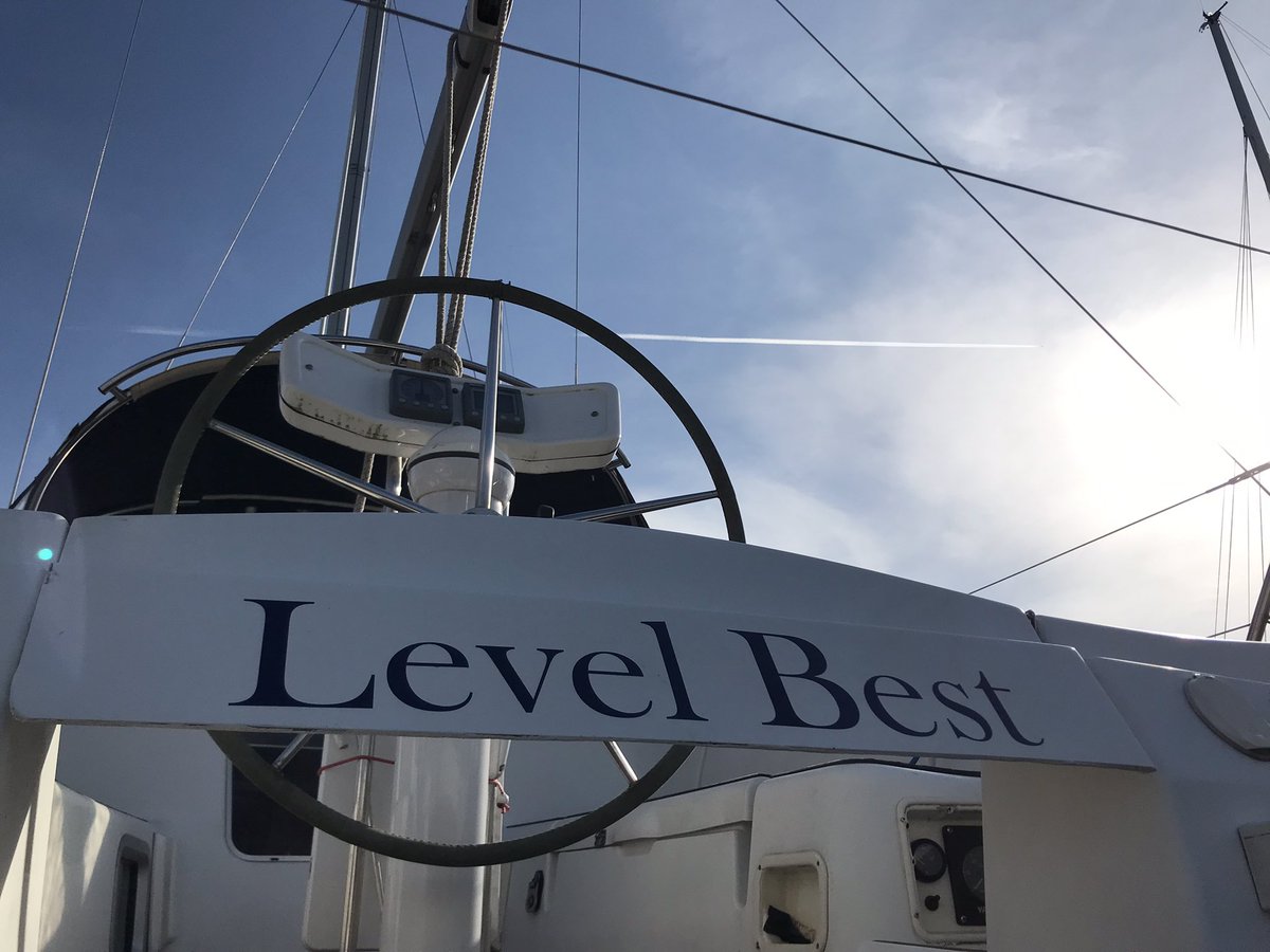 Preparations are underway for the season ahead on our school yacht this week. It was a perfect afternoon for it @jwdmarina More information about Level Best and sailing opportunities can be found at kelvinside.org/our-school/wil… ☀️⛵️