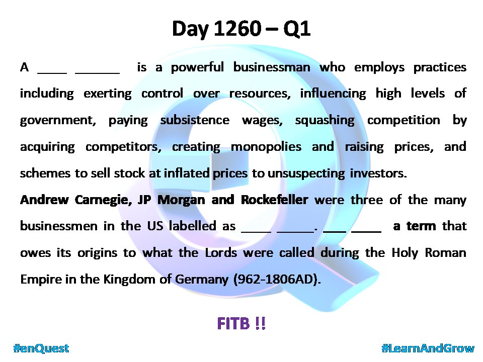 Day 1260 - Q1 #enQuest #LearnAndGrow