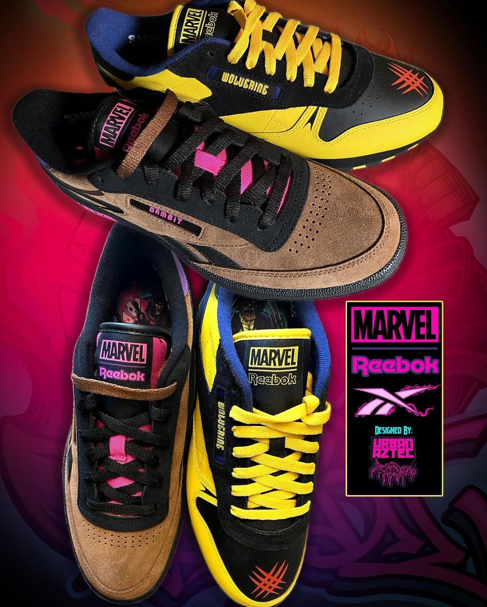 Ad: Marvel x Reebok 'X-Men' Collection @ 10AM EST Champs Yellow: howl.me/cmap2yKS0lv Brown: howl.me/cmap2rslzTI Foot Locker Yellow: howl.me/cmap1EwnqYq Brown: howl.me/cmap1NldMMV