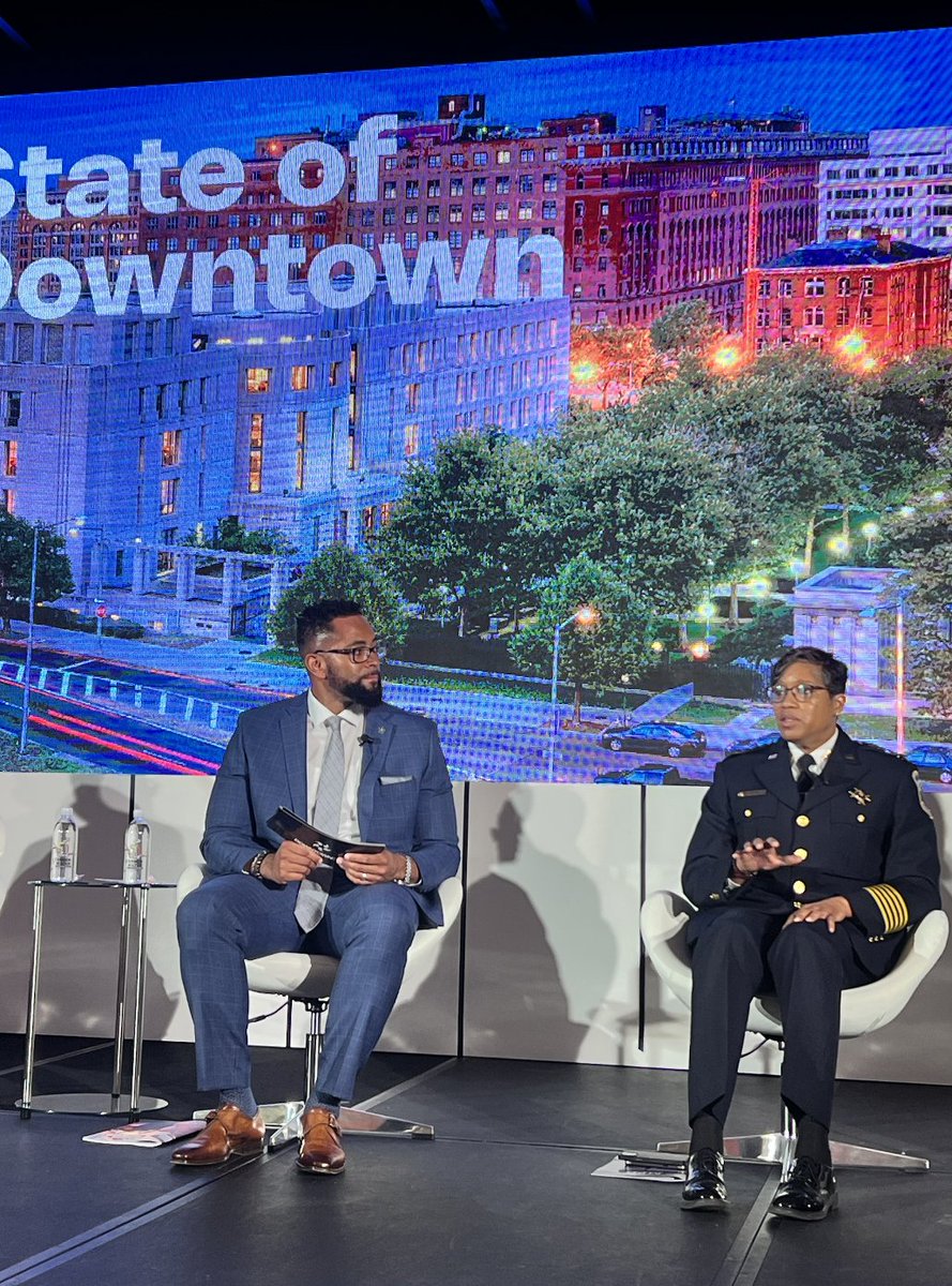 The first discussion of the #StateofDowntown was focused on the strengths and opportunities of the Downtown DC economy. 'We can’t do the job we do without the support of every person in this room.' - Chief Smith