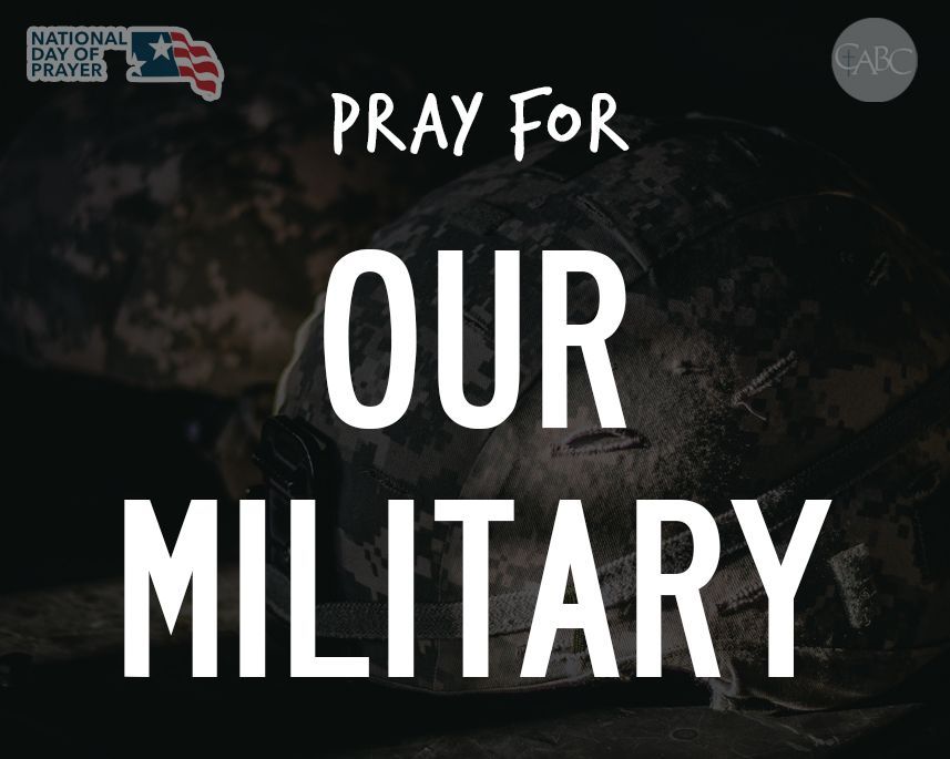 CABC730's tweet image. Pray for those who are serving and have served our country. Pray for courage, peace and protection for all our military, as well as for their families at home. Thank God for the freedom and safety we have here in our country. #NationalDayOfPrayer #PrayerFocus #CoveredInPrayer