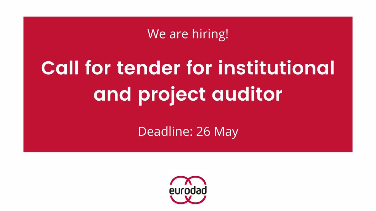🚨We are hiring! We are looking for an new #auditor to audit our institutional & project-specific accounts for up to 6 years. For more information & to apply, visit our website: ow.ly/XauI50RuLwf 📅Deadline: 26 May