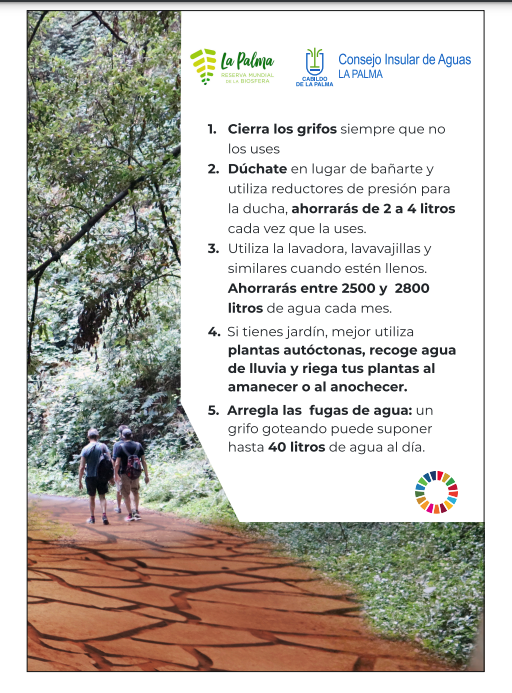 El Consejo Insular de Aguas lanza una campaña para concienciar sobre la importancia de usar bien este recurso natural limitado cabildodelapalma.es/es/el-consejo-…