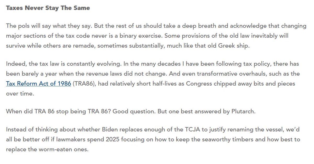 Words of wisdom from @howard_gleckman @TaxPolicyCenter about that Biden tax tweet: