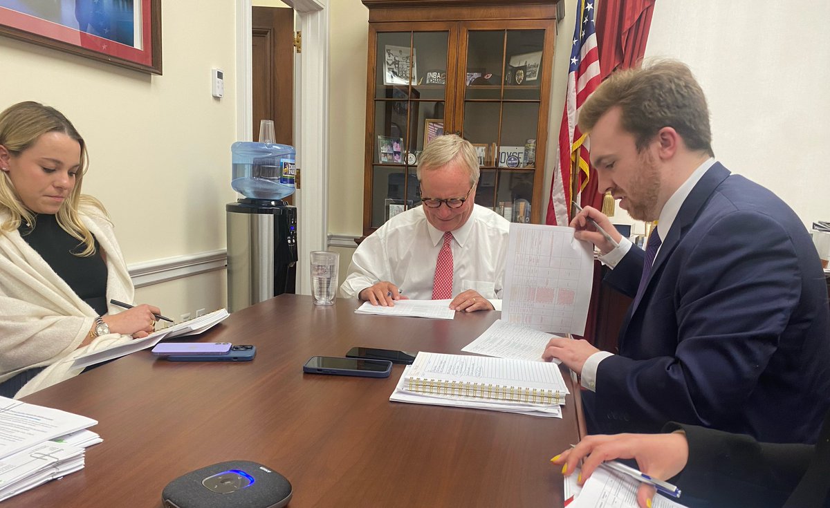 This week, I worked with my legislative team to go over funding for Northeast Ohio projects we would like to see included in the FY25 appropriations bills. I will always fight to bring your hard earned tax dollars back home!