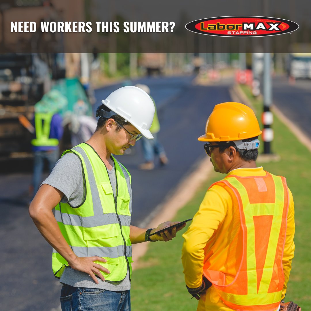 Do you need seasonal workers this summer? LaborMAX has the people you need to fully staff your projects. Contact us today. nsl.ink/drM9

#LaborMAXJobs #StaffingSolutions #StartYourSearch #BuildYourWorkforce #Staffing #TempStaffing #SeasonalWork