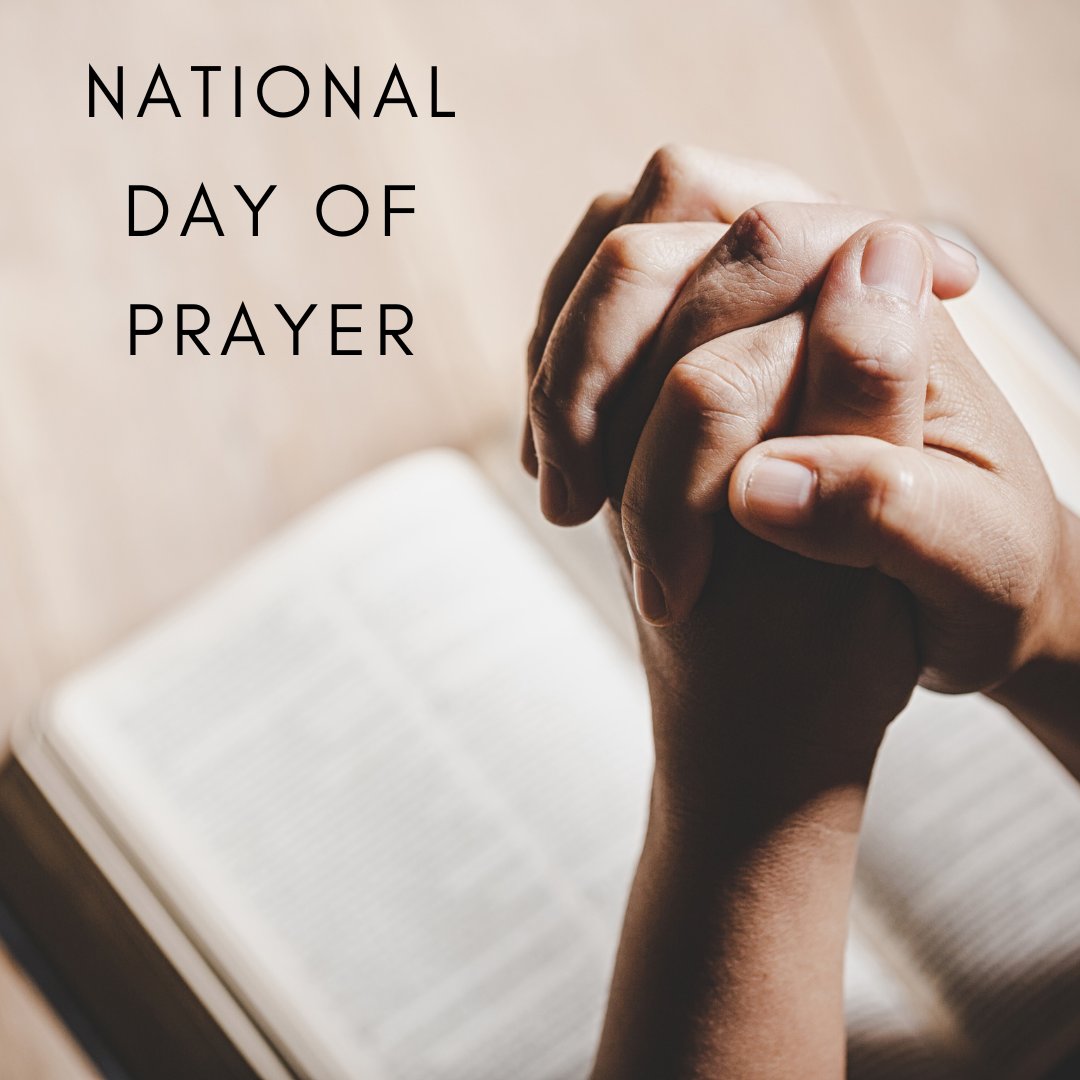 Today is the National Day of Prayer! When you can, take time today to talk to God, thanking him for his greatness, and praying for those in need. Learn more about what the Bible says about prayer, here: bibl.es/4cU4G45 #nationaldayofprayer #prayer #pray #christian