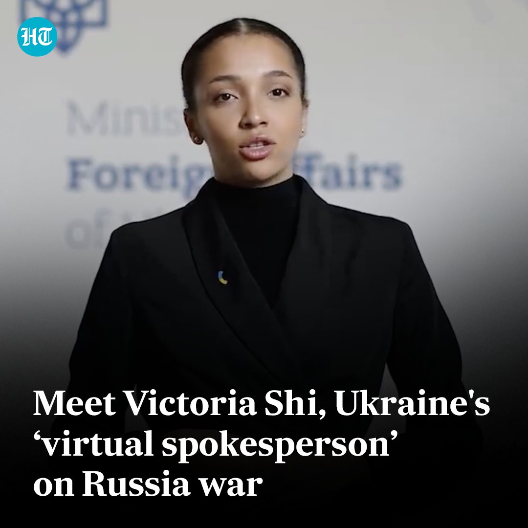 #Ukraine has unveiled an artificial intelligence (#AI) generated “spokeswoman,” who will provide updates on the country's war with #Russia, which is now in its third year Read more hindustantimes.com/world-news/mee…