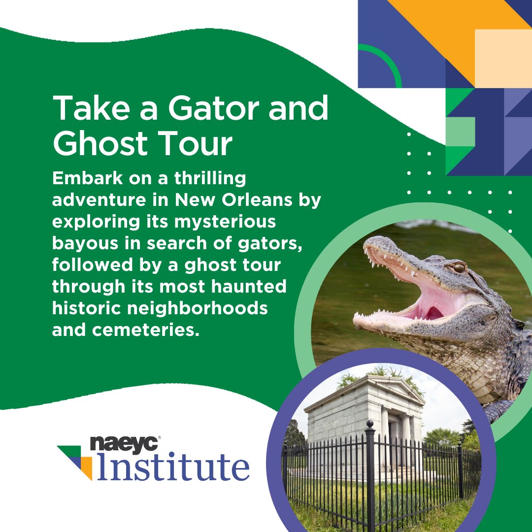 Which adventure catches your eye? Come to New Orleans and join our Professional Learning Institute June 2-5 to choose your own adventure from over 200 informative sessions filled with innovative ideas that shape the early childhood field and beyond naeyc.org/events/institu…