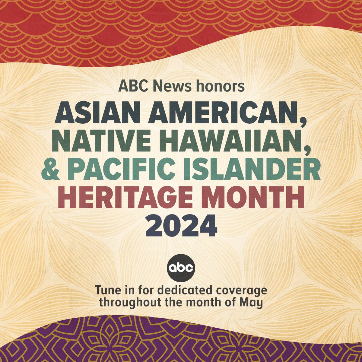 ABC News is proud to celebrate Asian American, Native Hawaiian, & Pacific Islander heritage all month long. Tune in the whole month of May for special coverage celebrating #AANHPIMonth.

Learn more: dgepress.com/abcnews/pressr…