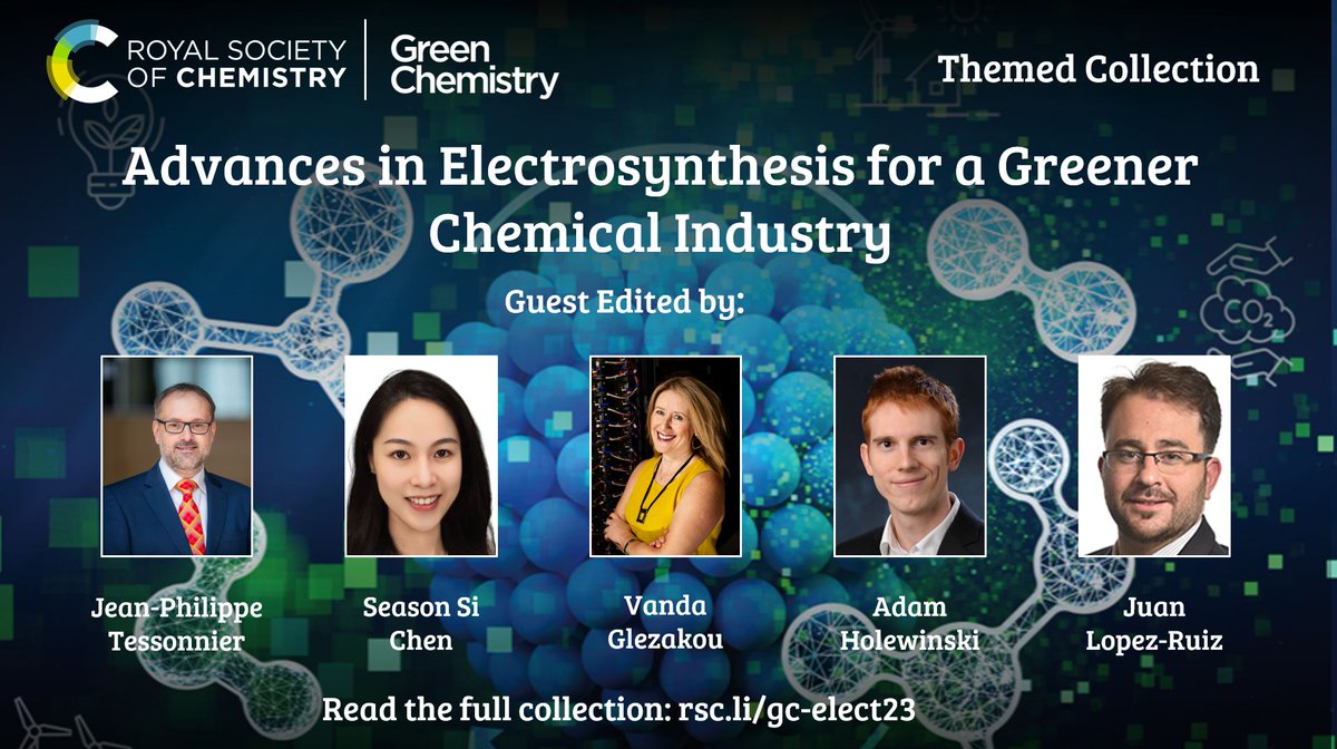 Attention researchers in #electrochemistry and #electrosynthesis! 📢 Read the latest @green_rsc themed collection for FREE until July 2024! 🔗rsc.li/gc-elect23