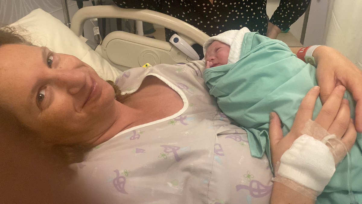 41-year-old Tal Chaimi was killed by Hamas on October 7 while fighting to protect his kibbutz. His body has been held in Gaza for seven months. Today, his wife, Ella, gave birth to their fourth child, a boy.