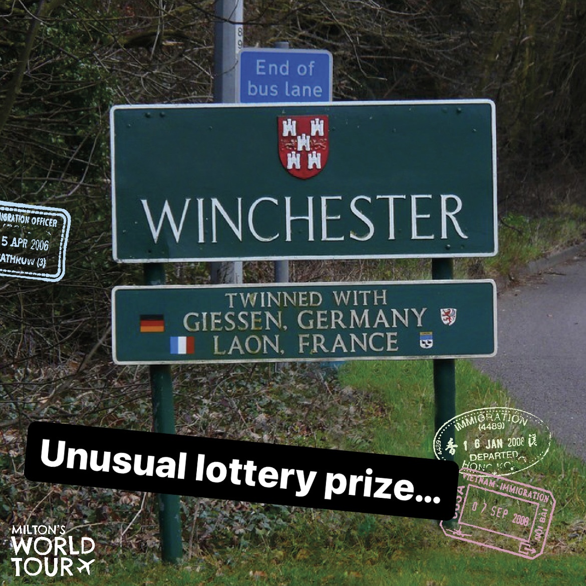 Unusual lottery prize! 🧐 #winchester