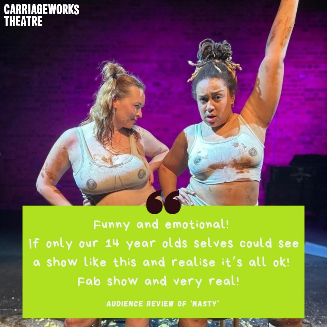 The Nasty Girls are here to tell you about all their angriest, grossest, and most shameful moments in full, uncensored detail in NASTY: ‘Big’ Girls Being Gross 💁‍♀️ 📅 Mon 13 - Wed 15 May, 8pm 🎫 Get your tickets here: bit.ly/3U2YvU8 #Theatre #Leeds @SucculentTC