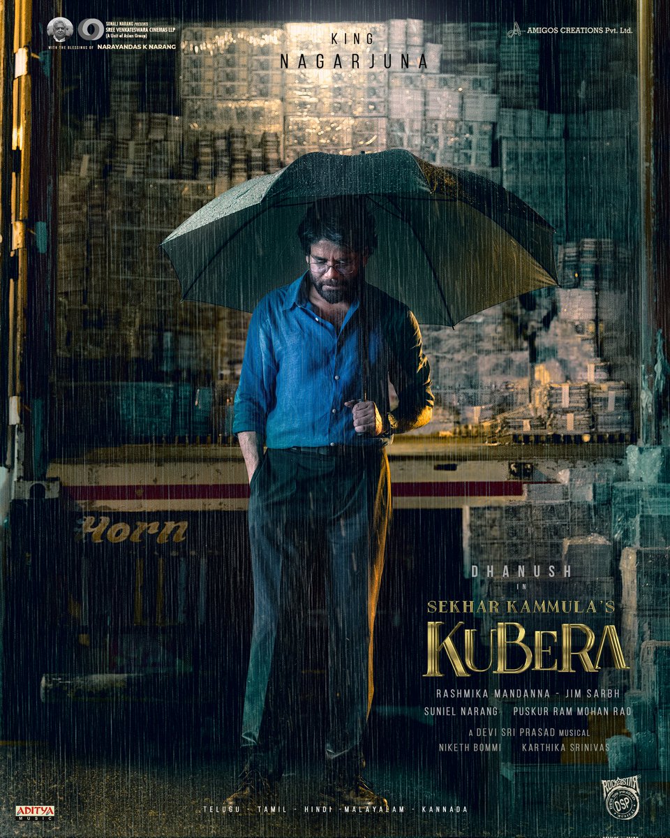 #KUBERA #Nagarjuna's FIRST LOOK POSTER🔥