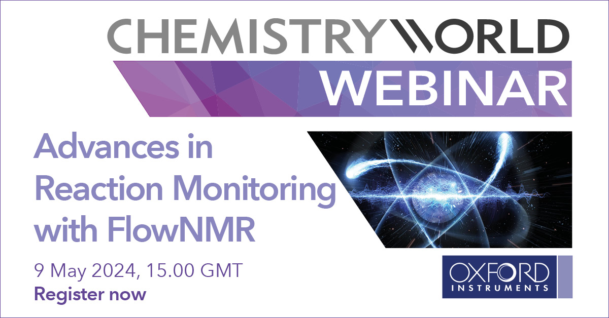 On Thursday join Chemistry World and Oxford Instruments for an introduction to benchtop FlowNMR spectroscopy, with experts highlighting its impact on simplifying reaction monitoring with case studies using the X-Pulse NMR spectrometer.
attendee.gotowebinar.com/register/78494… #ad