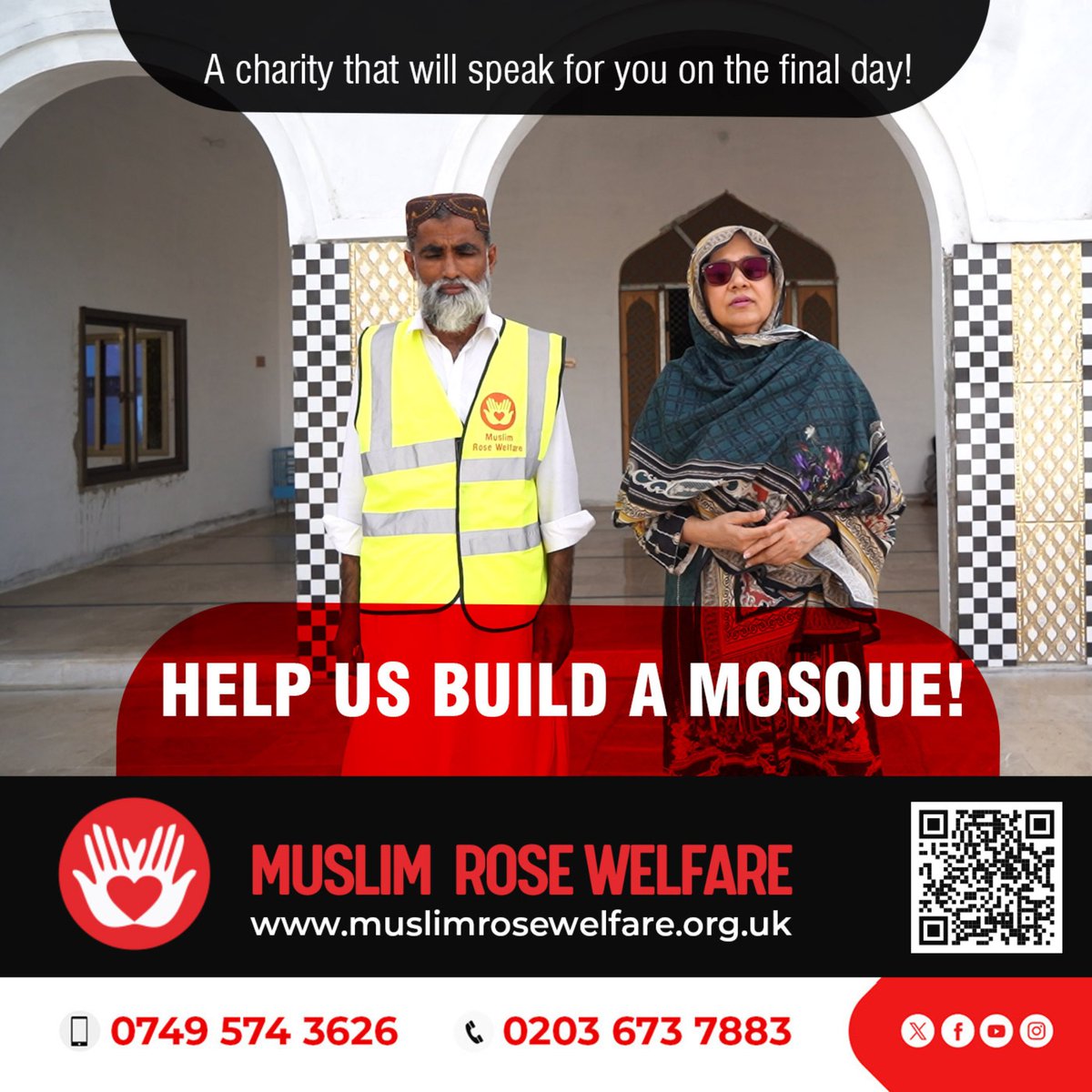 Join us in leaving a legacy of worship for generations to come.

Donate Today!
muslimrosewelfare.org.uk/projects/build…

Bank Detail:
Muslim Rose Welfare
Barclays Bank
Ac 83733157
Sort code 20-35-93

#Mosque #Muslim #donateforagoodcause #CaringCommunity #donateforacause #donationsappreciated