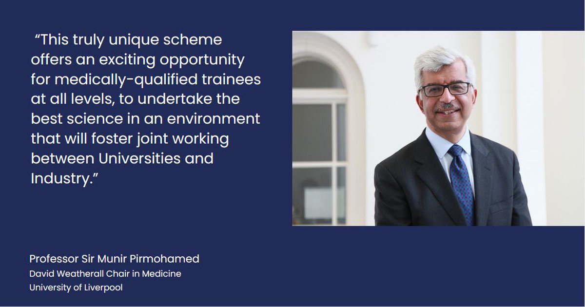 The new @LivUni-led @The_MRC #medicines development fellowship collaboration is set to strengthen interactions between academia and industry to deliver world-class medicines development. Find out more ⬇️ news.liverpool.ac.uk/2024/04/30/uni…