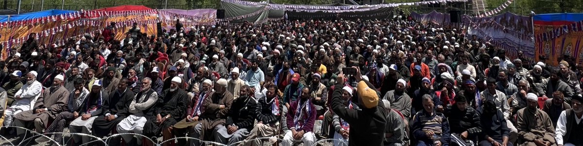 Thanking the people of Shopian district for turning in huge numbers for today’s event held in furtherance of the party’s ongoing outreach programme. It literally pains me to see the people of Shopian are still facing challenges of different sorts, but I take this moment to…