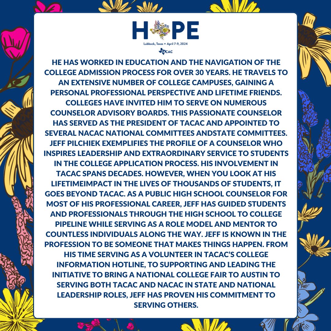 The most deserving - <a href="/pilchiek/">Jeff Pilchiek</a>. At last month’s conference, we honored Jeff Pilchiek as the 2024 Honorary Lifetime Member.