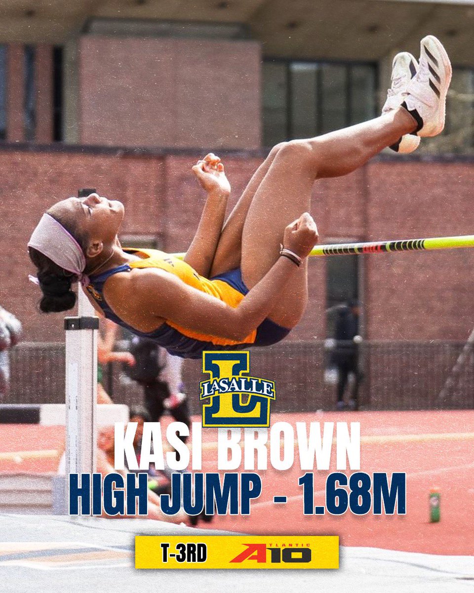 𝐀-𝟏𝟎 𝐂𝐡𝐚𝐦𝐩 𝐖𝐞𝐞𝐤

Kasi Brown had a breakout week at the Sam Howell Invite, shattering her PR and setting a new program record with her jump of 1.68m! Her mark is tied for third in the A-10⬆️

#GoExplorers🔭
