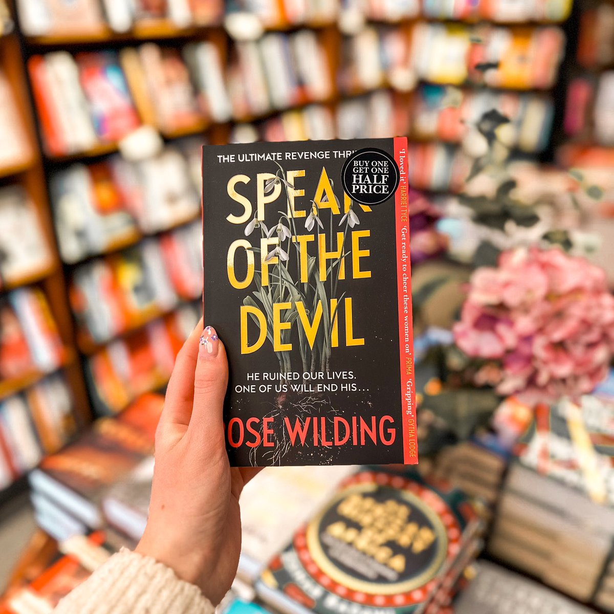 Our bookseller Caitlin loved Speak of the Devil by Rose Wilding, and the paperback has just arrived! 📖

Seven women stand in a seedy hotel room in Newcastle; a man’s severed head sits in the centre of the floor …

#northallerton #lovenorthallerton #speakofthedevil #rosewilding