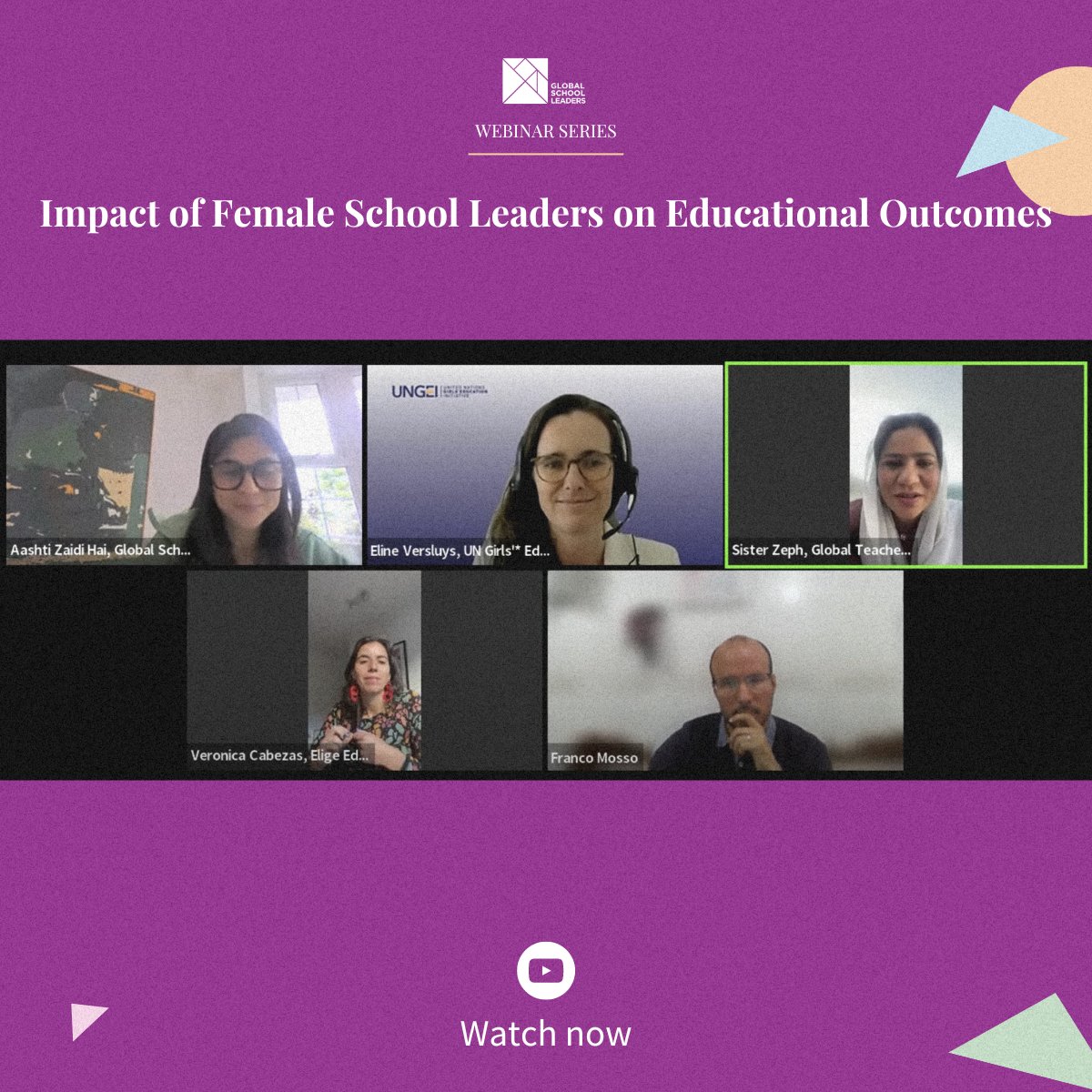💫Our two-part webinar series shone an important light on the role of gender in school leadership. Watch the webinars here: 🔸Underrepresentation of Female School Leaders: bit.ly/44lXyJZ 🔸Impact of Female School Leaders on Educational Outcomes: bit.ly/4bnnV4H