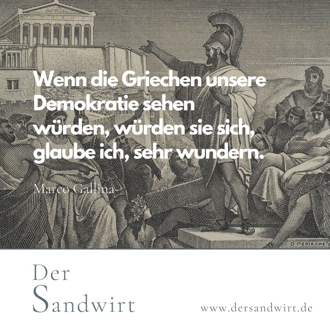 Im Freien Gespräch von und mit @DavidEngels12 geht es mit seinem Gast Marco Gallina @434Italo u.a. um die Frage: Leben wir überhaupt in einer Demokratie? youtu.be/h-Fljkcr2NE