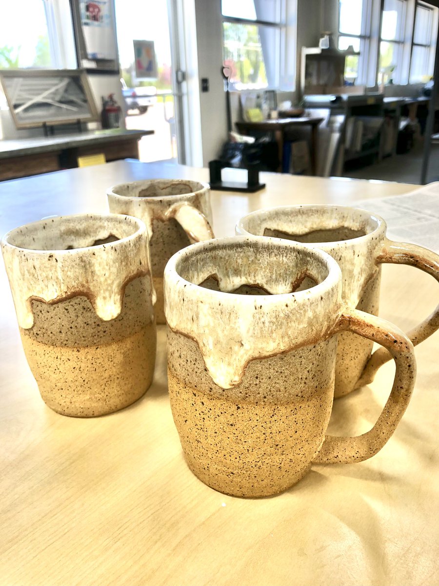 bobstack's tweet image. Today’s kiln surprise. #mugshot mugs