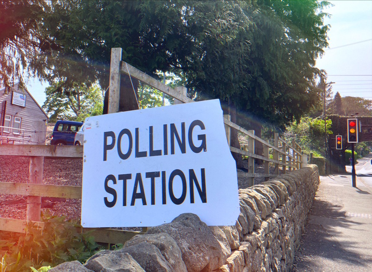 #getoutandvote 🗳️ 

#ilkley #westyorkshire #localelections #mayoralelections