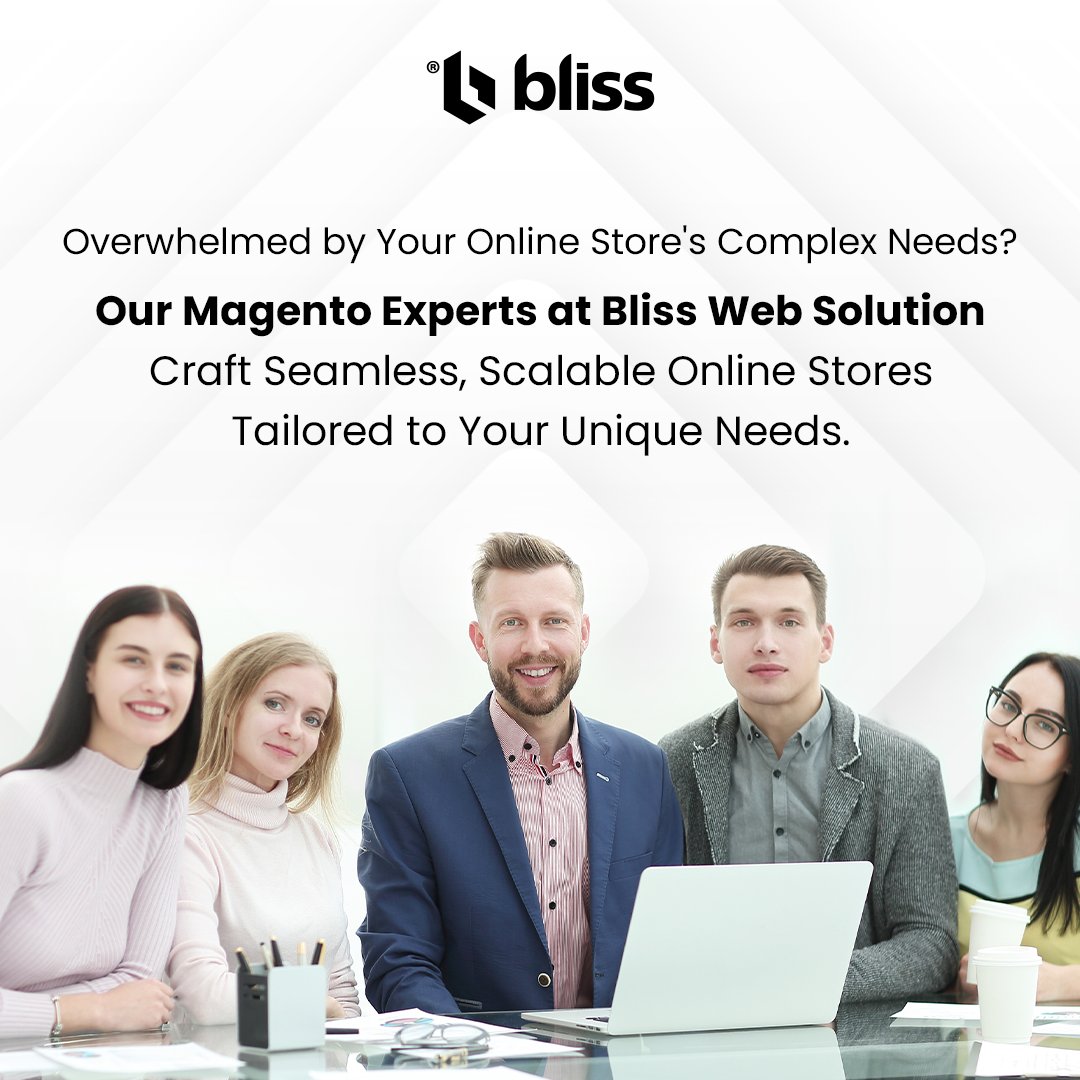 blisswebsolutio's tweet image. Need a Magento solution that grows with your business?
At Bliss Web Solution, our team specializes in creating custom, scalable online stores that meet your specific needs.
Connect with us to see how we can help streamline your e-commerce operations! 💼🔗
#magentoexperts