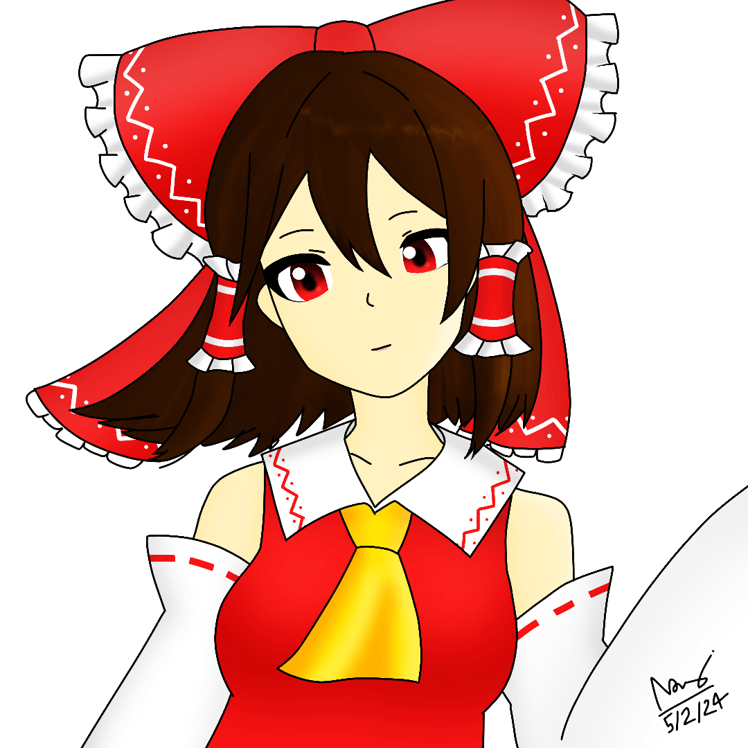 Kittynamari's tweet photo. #Touhou Reimu https://t.co/KQEF5MlZQc