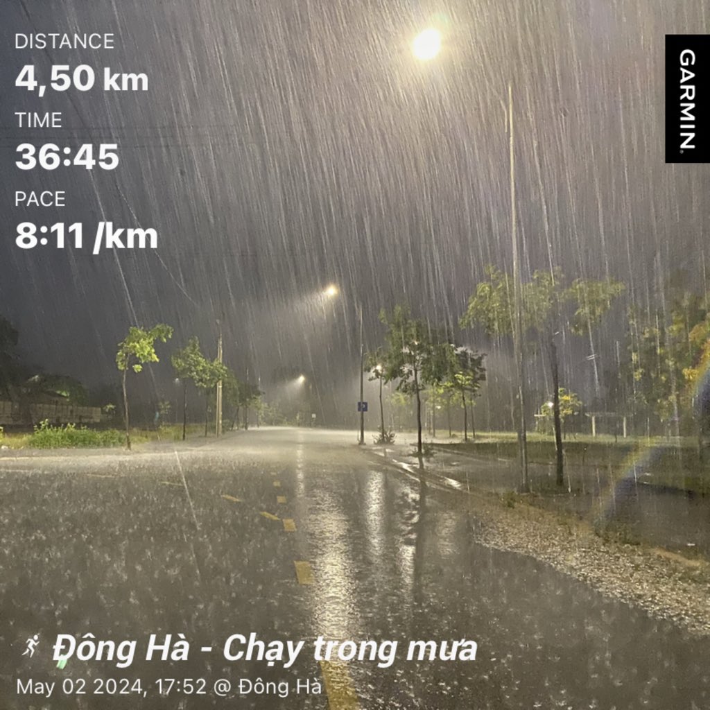 Run in the rain

#MarathonTraining 
#MayDay2024