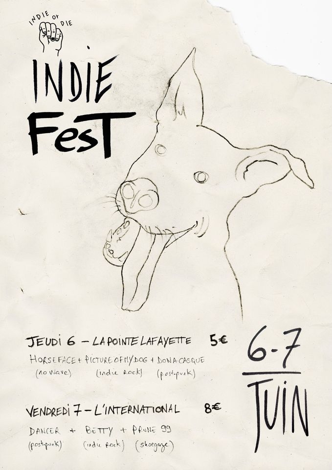We are playing Paris on June 7th as part of the @indie_or_die Indie Fest! We will be at @inter_oberkampf along with Betty & Prune 99. facebook.com/events/s/indie…