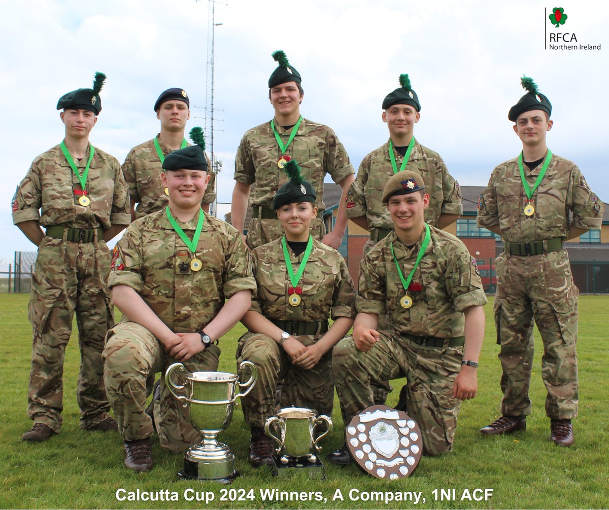 Northern Ireland's Army Cadets hit Magilligan Training Centre again for the Regional 'Calcutta Cup' Military Skills Competition. Well done to all the teams competing, and an extra congratulations to A Company who have taken home the trophy for the fourth year running!!! WOW 🎉