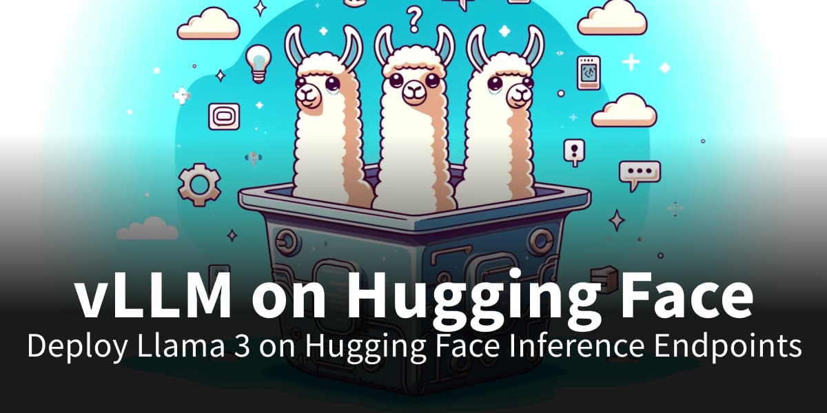 More Options for open LLMs on @huggingface! 🤗 Learn how to deploy @AIatMeta Llama 3 using @vllm_project on Hugging Face Inference Endpoints. 🚀 We created a detailed blog post showing you how to use vLLM as a custom container within Inference Endpoints to deploy any vLLM support…