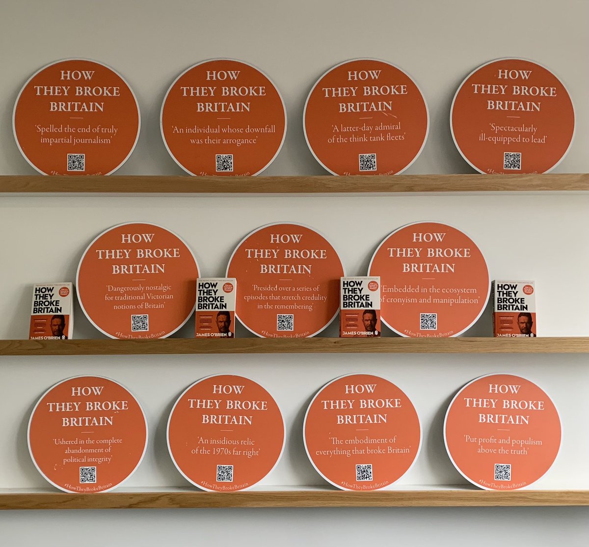 All About Indies - Penguin 🐧 (@indiesabout) on Twitter photo BOOKSELLERS🚨
Like & Share for a chance to win an iconic orange plaque to celebrate the paperback publication of #HowTheyBrokeBritain , the instant Sunday Times Bestseller by <a href="/mrjamesob/">James O'Brien</a> 📙
Closes 12th May, booksellers & UK only 🇬🇧
📸 credit: <a href="/Landers_Photos/">Peter Landers</a> BOOKSELLERS🚨
Like & Share for a chance to win an iconic orange plaque to celebrate the paperback publication of #HowTheyBrokeBritain , the instant Sunday Times Bestseller by <a href="/mrjamesob/">James O'Brien</a> 📙
Closes 12th May, booksellers & UK only 🇬🇧
📸 credit: <a href="/Landers_Photos/">Peter Landers</a>