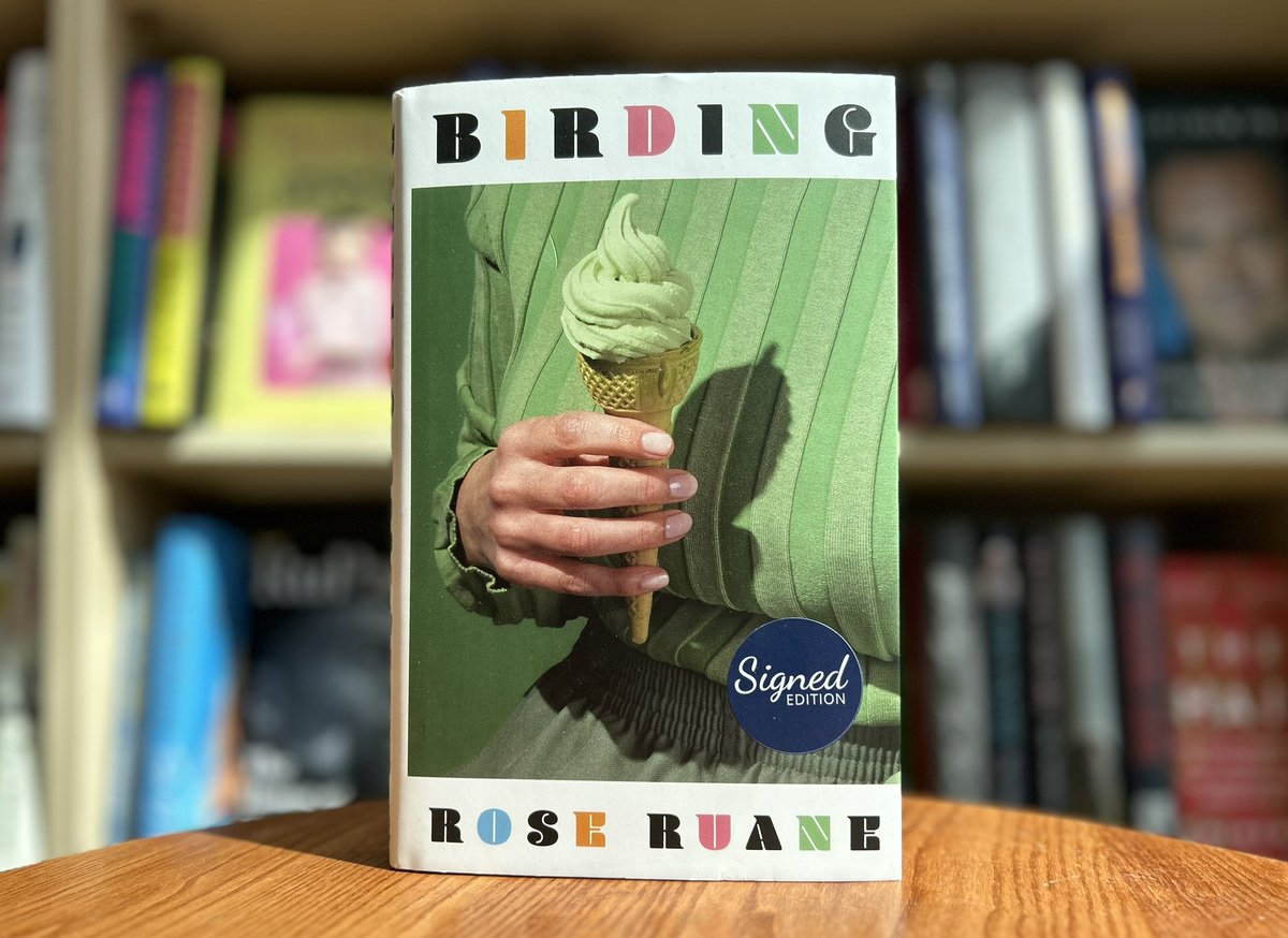 Happy publication day to @RegretteRuane and BIRDING - her beautifully written new novel which is achingly sad, tender and morally complex with a delightful sense of humour running throughout. One of our favourite books of the year and we have signed copies available instore now!