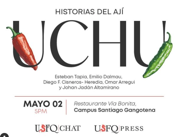 Hoy, 5 pm! Historias del ají 🌶️ #USFQ