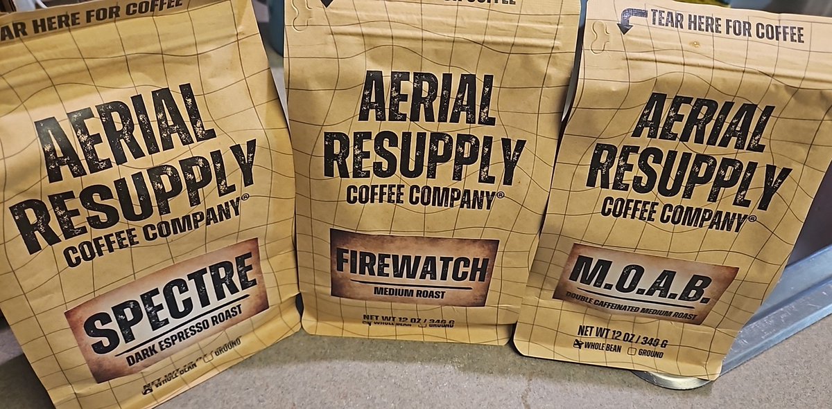 Got some #fresh #coffeebeans from @AerialResupply!