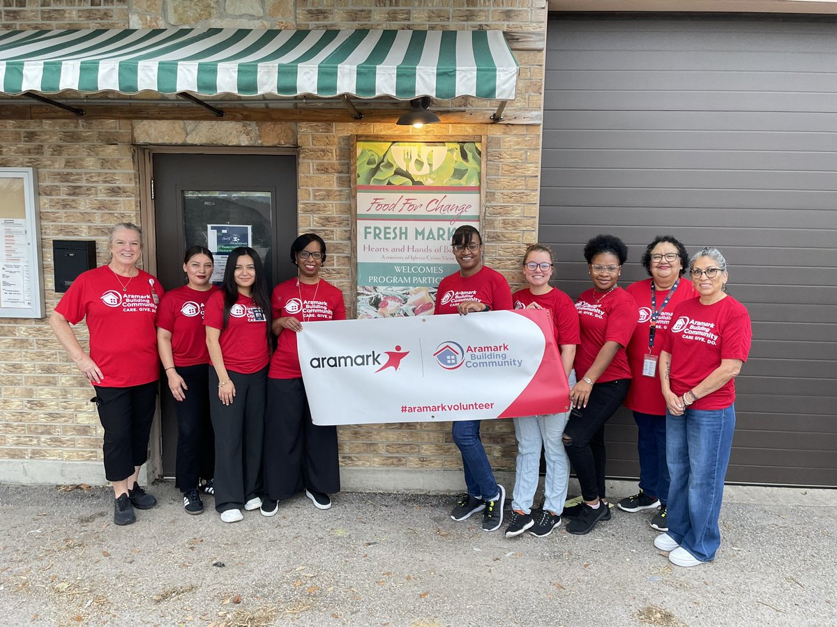 ✨ We’re ready for ABC Day! Thank you to Hearts and Hands of Baytown for the opportunity to give back to our community! @GCCISD @AramarkSN