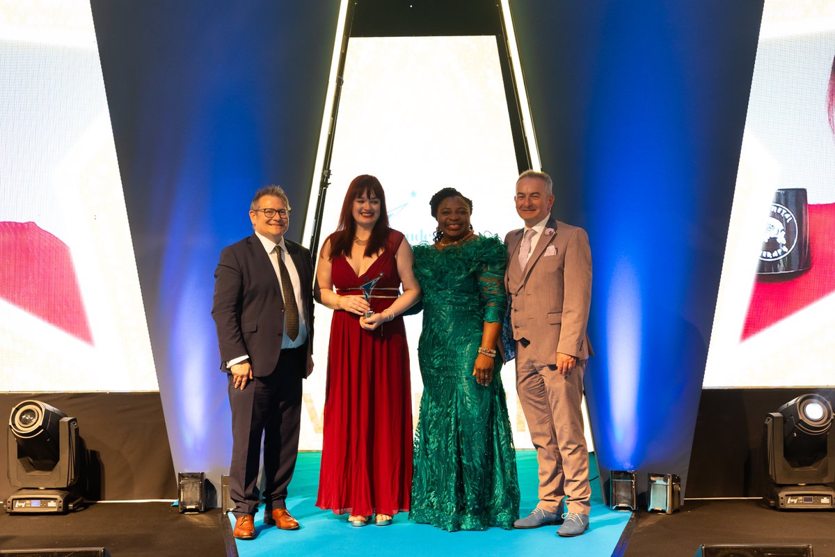 So pleased to see one of our student nurses clinching a prestigious award for her dedication to mental health. Well done Amber. 🏆 
For more details 👉 le.ac.uk/news/2024/apri…
#CitizensOfChange