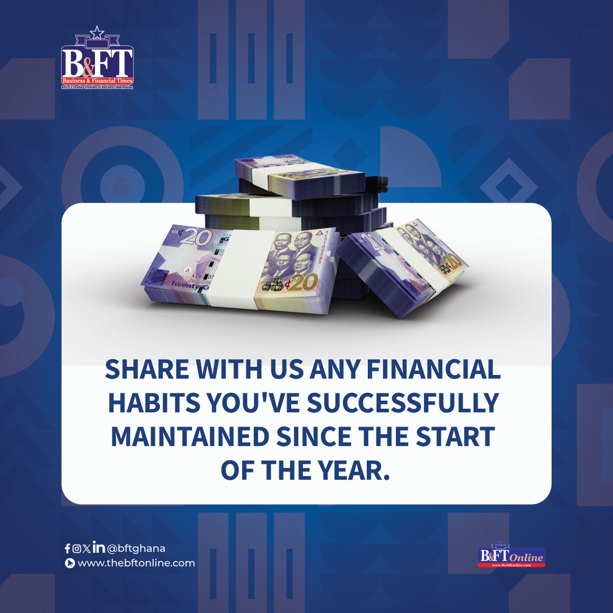 What financial habits have you been sticking to since the year kicked off? Share your success stories and let's keep ourselves motivated to stay on track.

#BFTOnline
#FinancialGoals
#FinancialWins
#SmartMoneyMoves