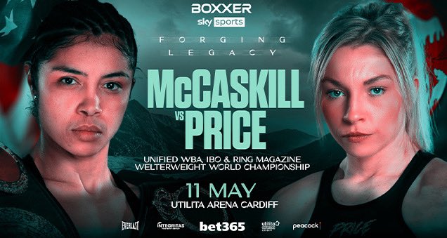 #McCaskillPrice next week!  Press conference, public workout and weigh in then fight night baby !!! All in #Cardiff.  @jaydi_mac @RickRamosBoxing @LLPrice94 @boxxer @SkySportsBoxing