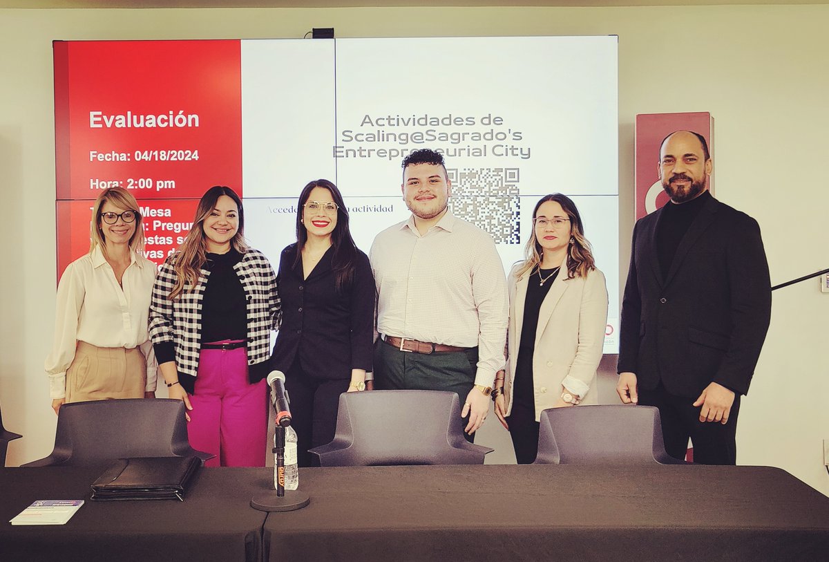 TeCpathstone's tweet image. Fue un placer participar en el evento de "Scaling@Sagrado Entrepreneurial City" en @sagradoedu para orientar a estudiantes de emprendimiento sobre las diversas alternativas de financiamiento para nuevos negocios. Gracias a el Prof. Rafael Marín Márquez por su invitación.