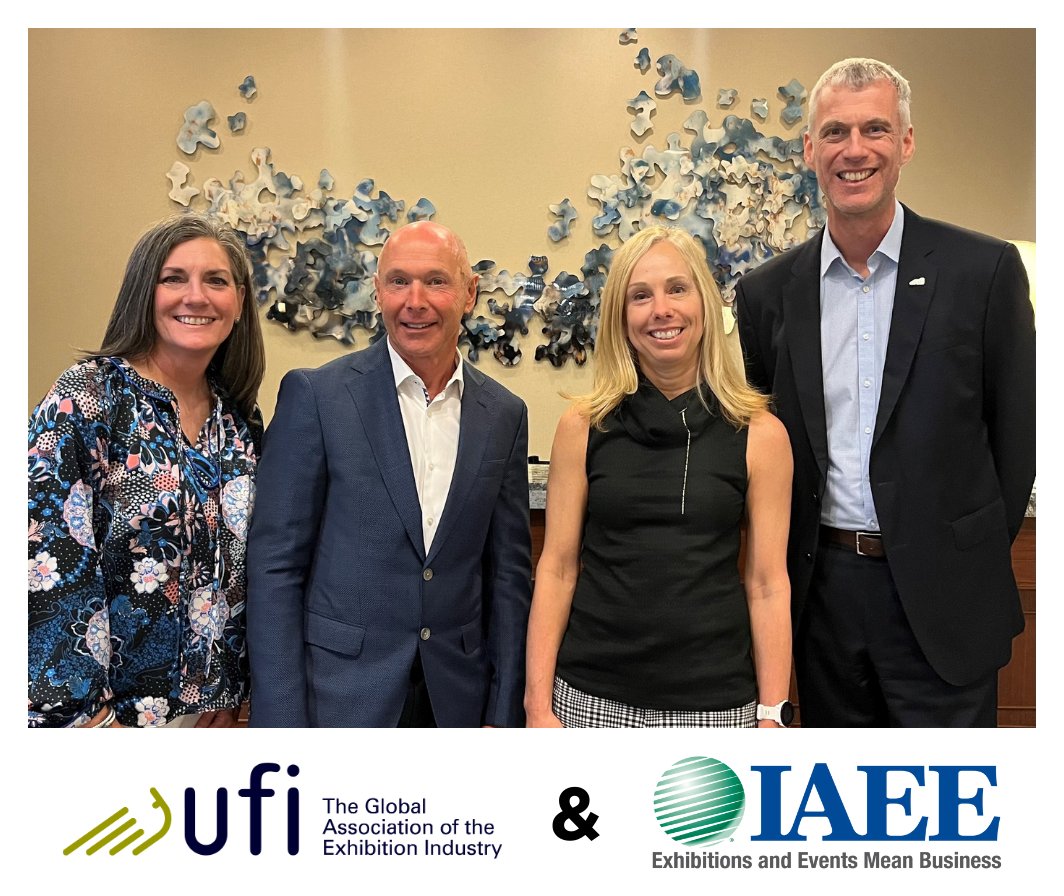 🆕 UFI and the @International Associatio of Exhibitions and Events (IAEE) announced today they have signed a Memorandum of Understanding (MoU). 🔗 Read the media release on the UFI website: brnw.ch/21wJoPV #ufi #IAEE #ufiadvocacy #ufiamericas #eventprofs