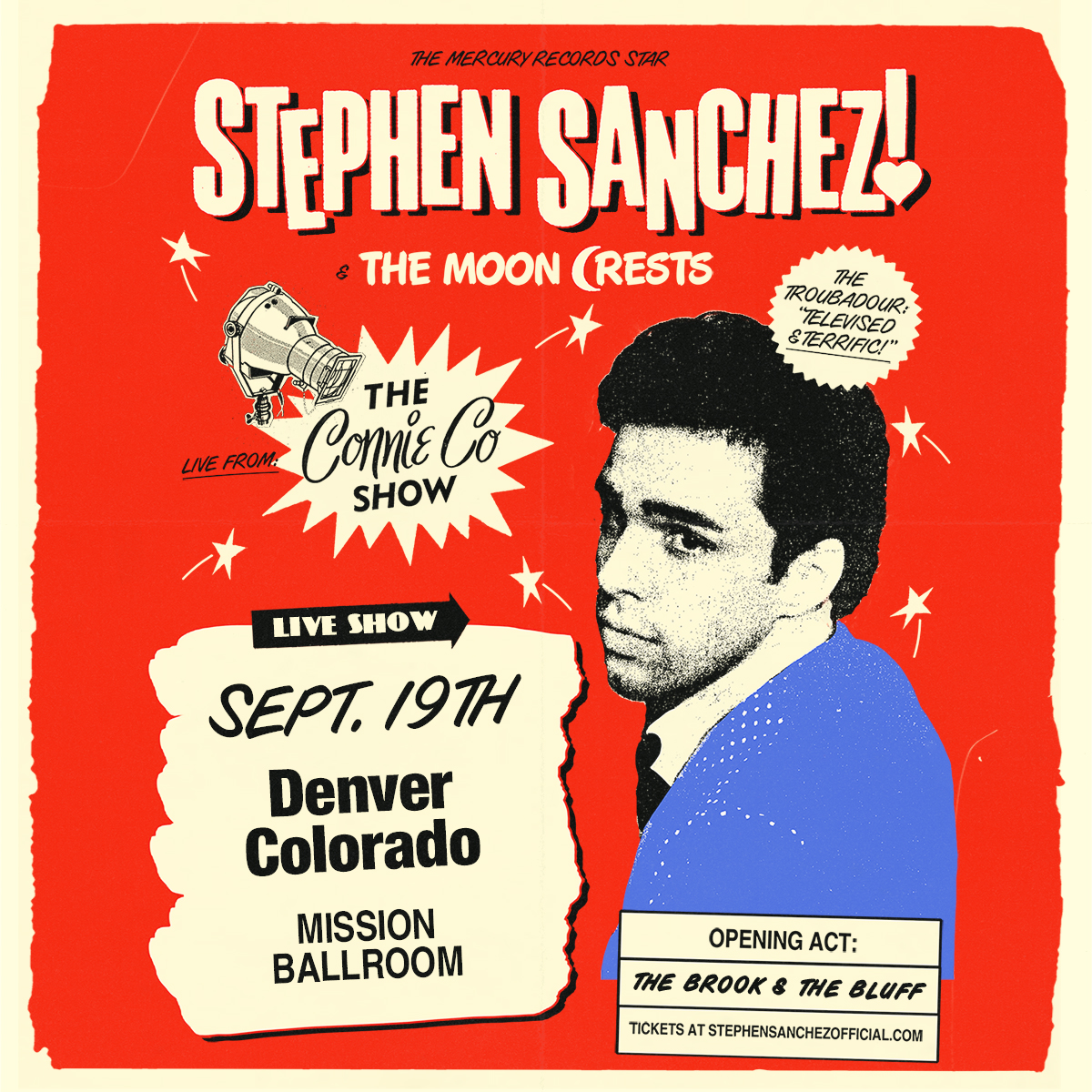 stephen sanchez presale happening today 10a -11:59p  PW: ANGELFACE 🎟️ axs.com/events/551603/…