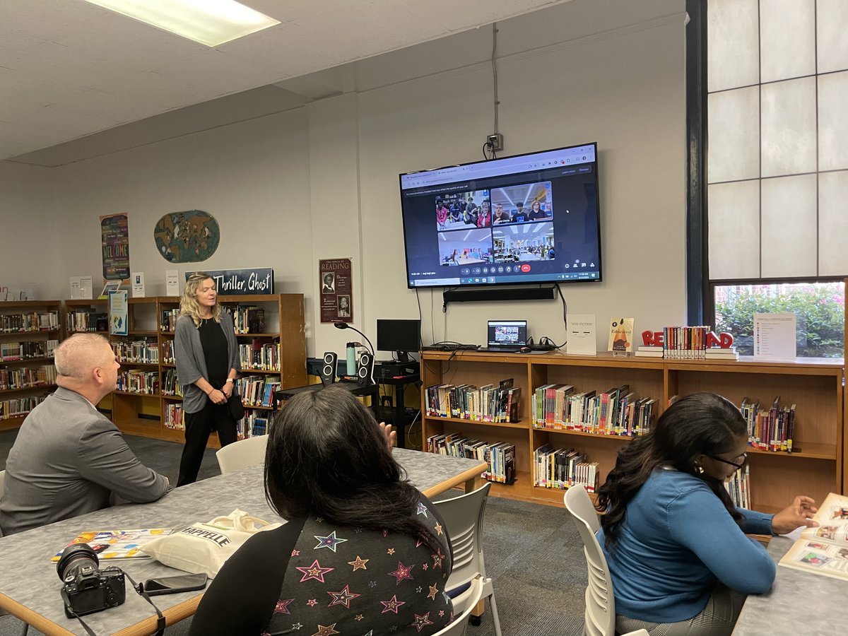 On Tuesday, April 23, Secretary of Information Technology James Weaver visited the Tech Team at Goldsboro High School in Wayne county, led by Valerie Jernigan. #NCBCE #WorkBasedLearning #CareerReadiness #FutureWorkforce #CommunityEngagement #NCStudents